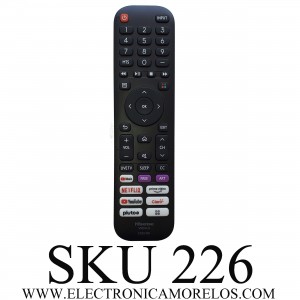 CONTROL REMOTO ORIGINAL PARA SMART TV HISENSE VIDA ((NUEVO)) / NUMERO DE PARTE EN2D30H / AN4509-P03 / MODELO 50H6G
